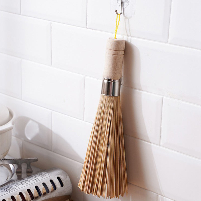 Natural Bamboo Kitchen Brushes
