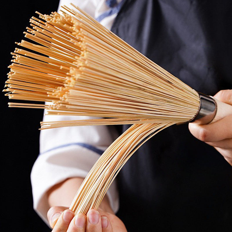 Natural Bamboo Kitchen Brushes