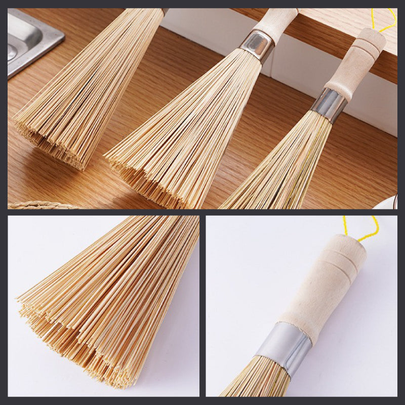 Natural Bamboo Kitchen Brushes