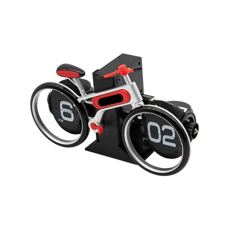 Retro Bicycle-shaped Digital Flip Desk Clock - Home & Office Decor