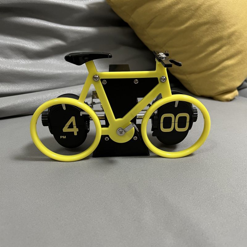 Retro Bicycle-shaped Digital Flip Desk Clock - Home & Office Decor