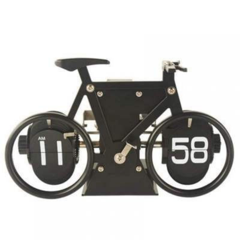 Retro Bicycle-shaped Digital Flip Desk Clock - Home & Office Decor