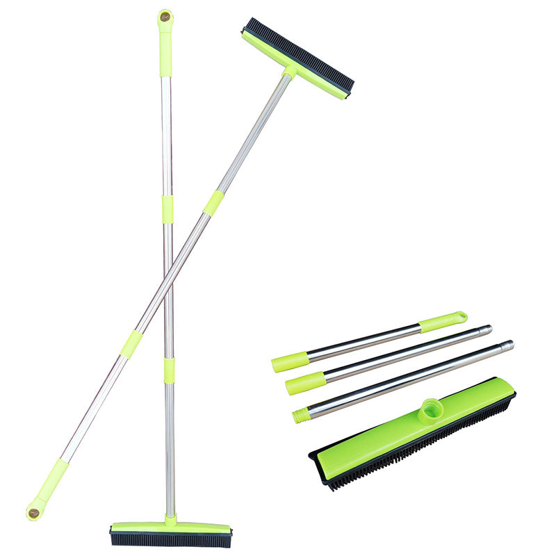 Rubber Bristle Sweeper for Dusting and Pet Hair