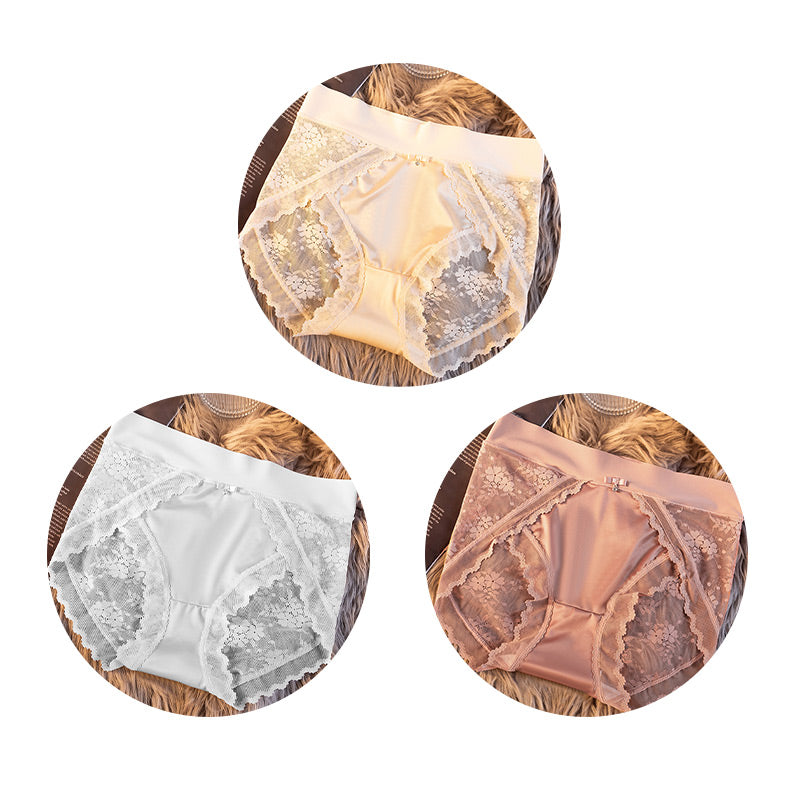 Women's Sexy Breathable Seamless Lace Panties