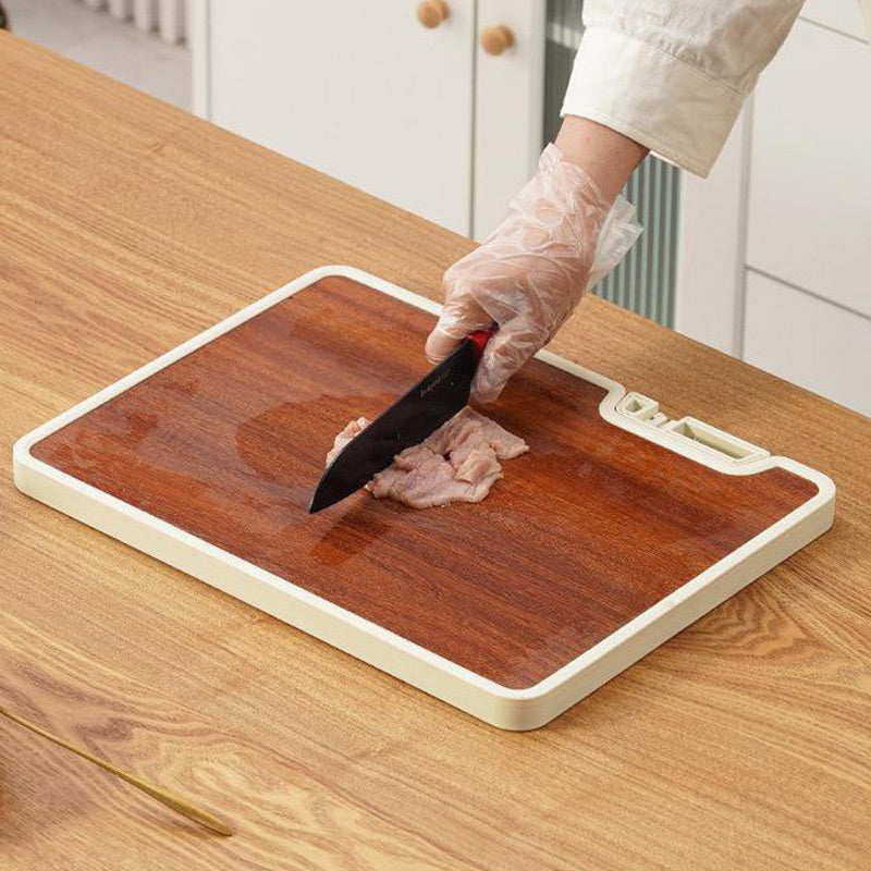 🔥HOT SALE (50% OFF)🔥Double Sided Antibacterial Cutting Board with Stand