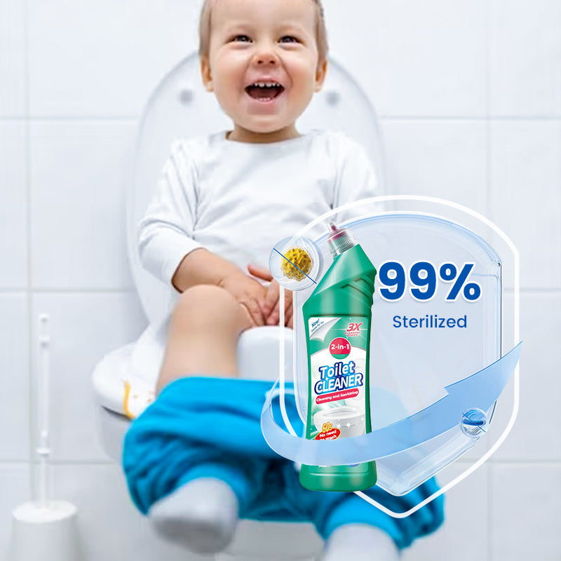 2-in-1 Scrub-Free Toilet Cleaner