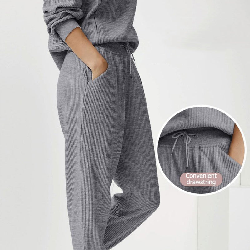 🔥Hot Sale(50% OFF)🔥Long Sleeve Half Zip Sweatsuits Set💕