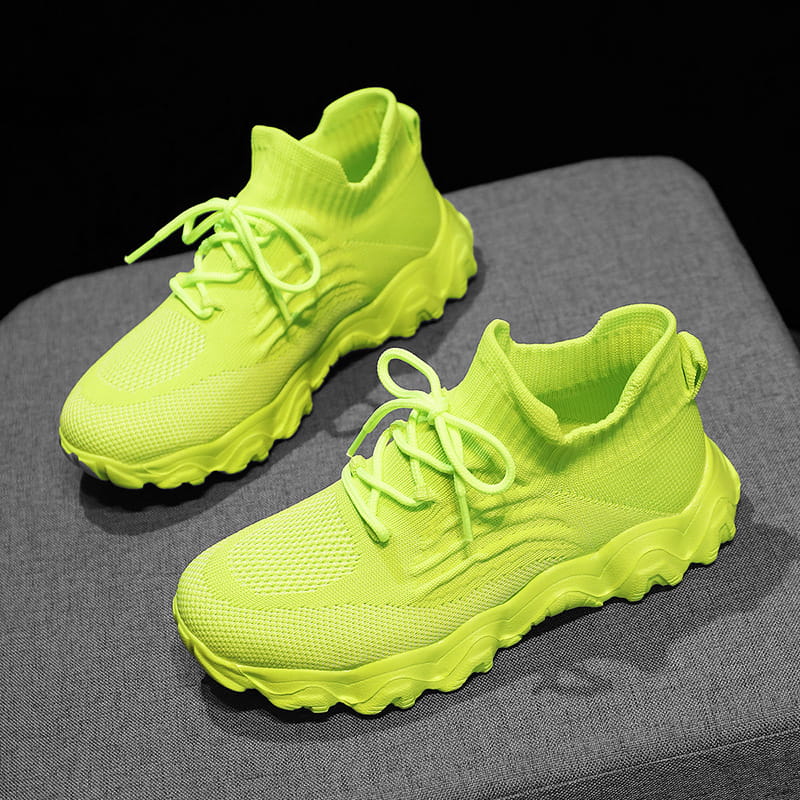 Women's Ultra-Comfort Breathable Lace-Up Knit Sneakers