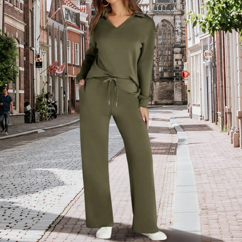 🔥2024 Hot Sale 49% OFF🔥Women’s 2 Piece Lounge Set with Long Sleeves