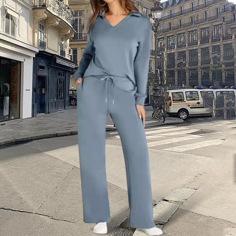 🔥2024 Hot Sale 49% OFF🔥Women’s 2 Piece Lounge Set with Long Sleeves