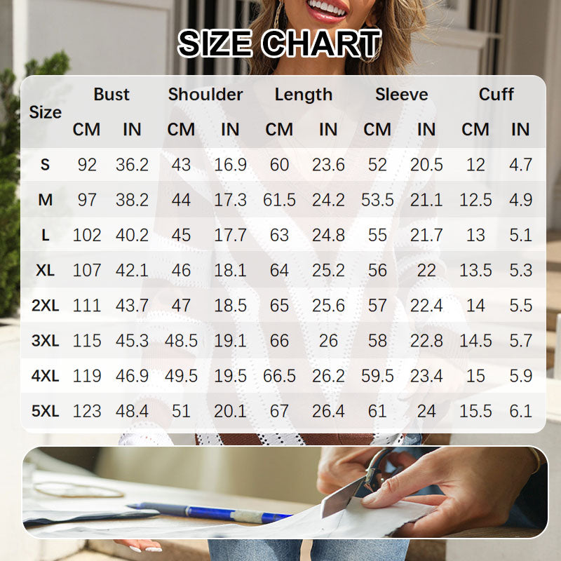Women's Casual V-Neck Striped Knit Sweater