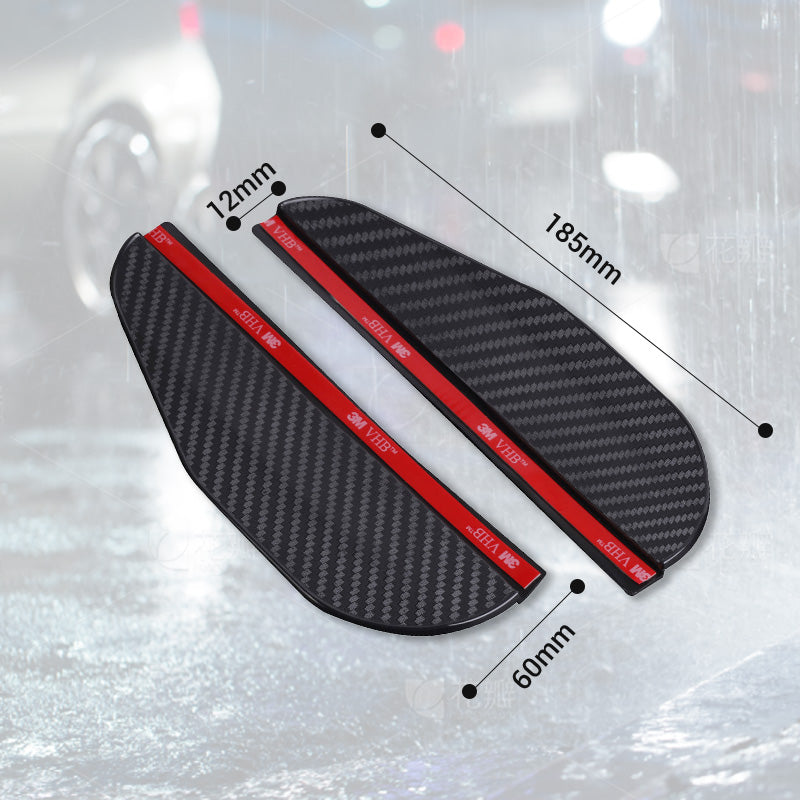 2PCS Car Side Mirror Rain Guards