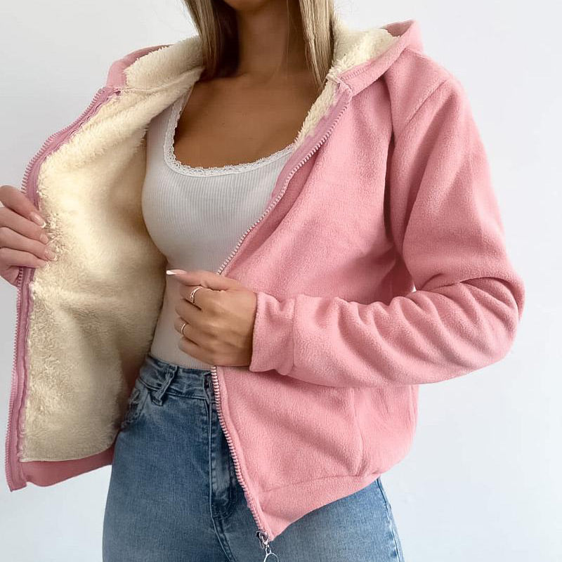 Women's Lined Zip-Up Hoodies