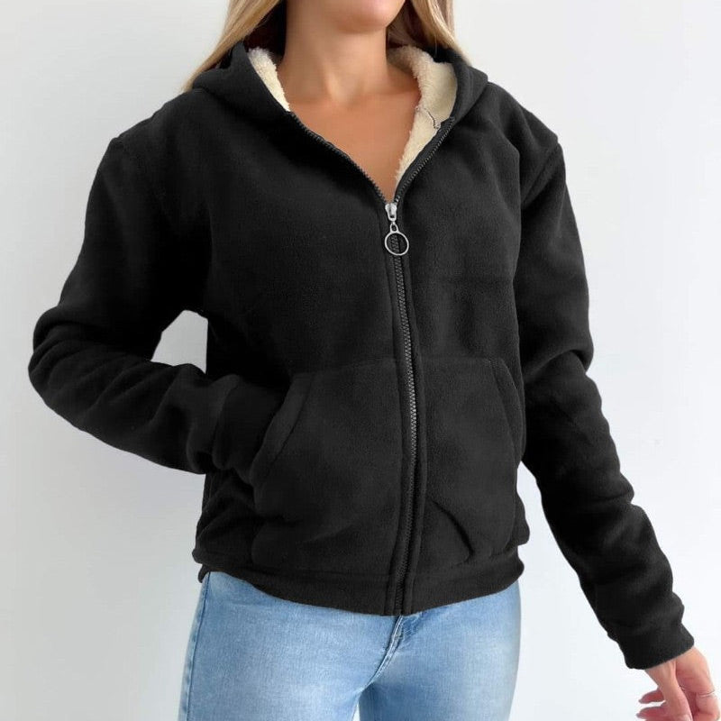 Women's Lined Zip-Up Hoodies
