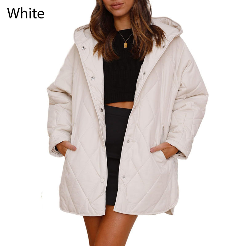 🌸Autumn sale🌸Limited time 40% DISCOUNT💕Women's Winter Trendy Lightweight Hooded Quilted Jacket