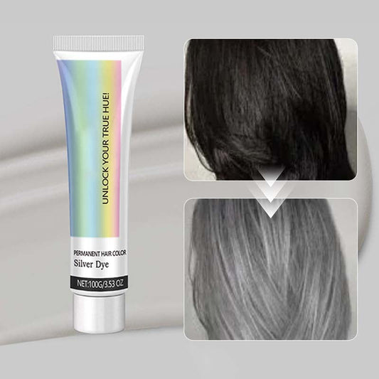 ✨Let you have beautiful hair color--50% OFF✨2-in-1 Natural Essence Extract Silver Hair Dye