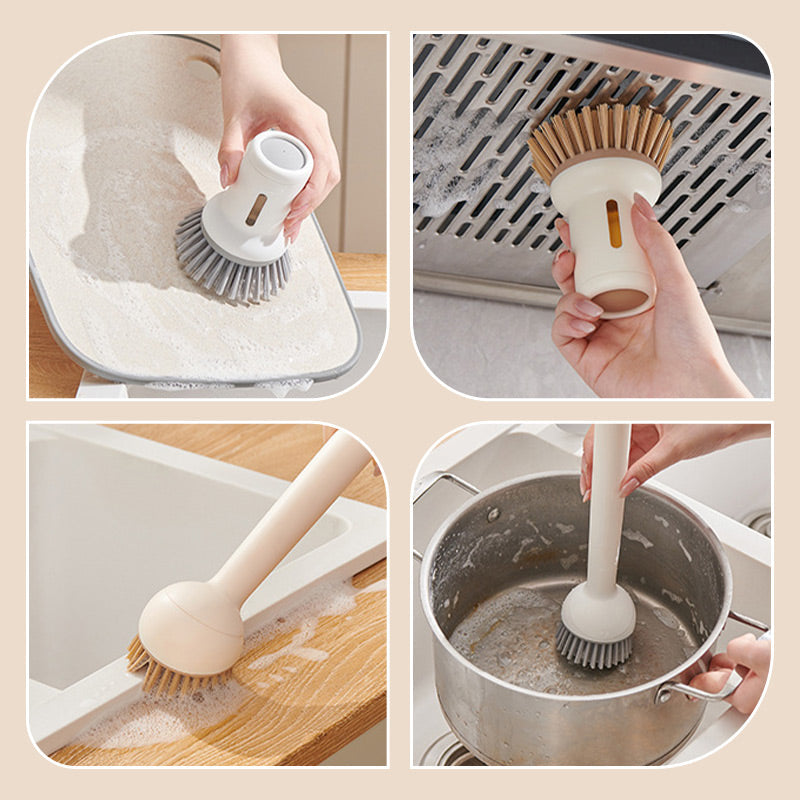 Rotatable Hanging Pot Brush Set