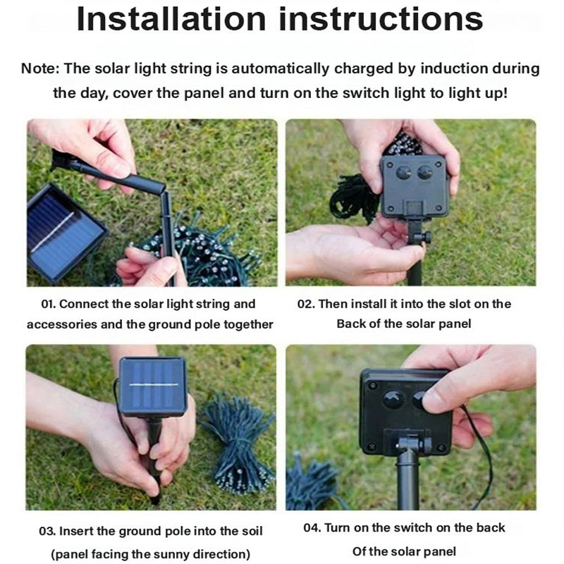 Waterproof Solar Decorative String Lights