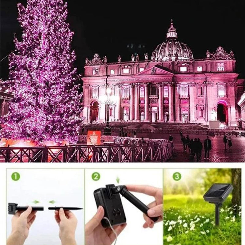 Waterproof Solar Decorative String Lights