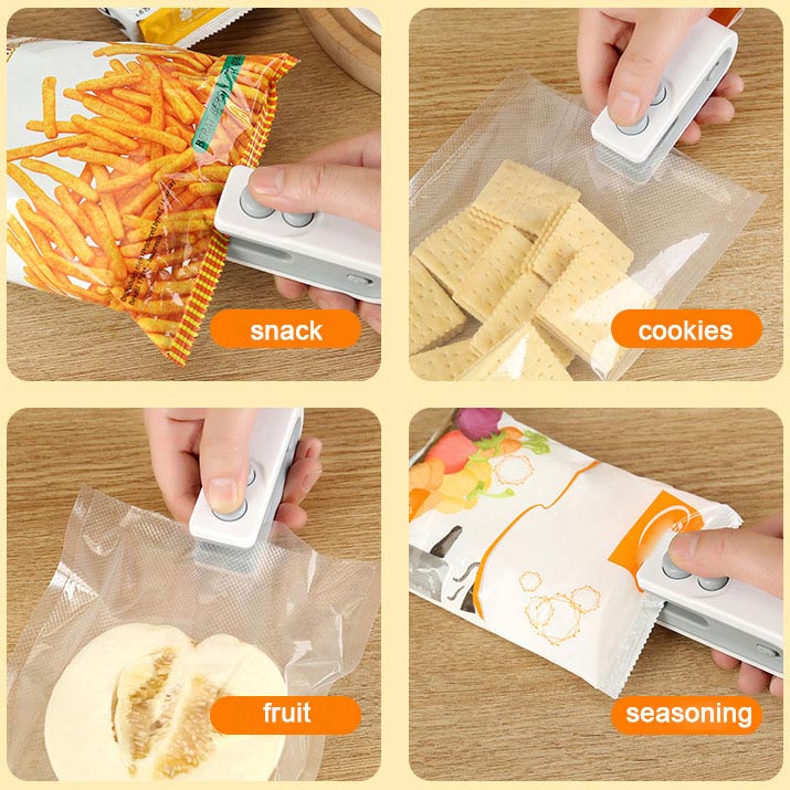 💥Limited-time offer: 50% off-2-IN-1 Mini Portable Rechargeable Bag Sealing and Cutter Machine