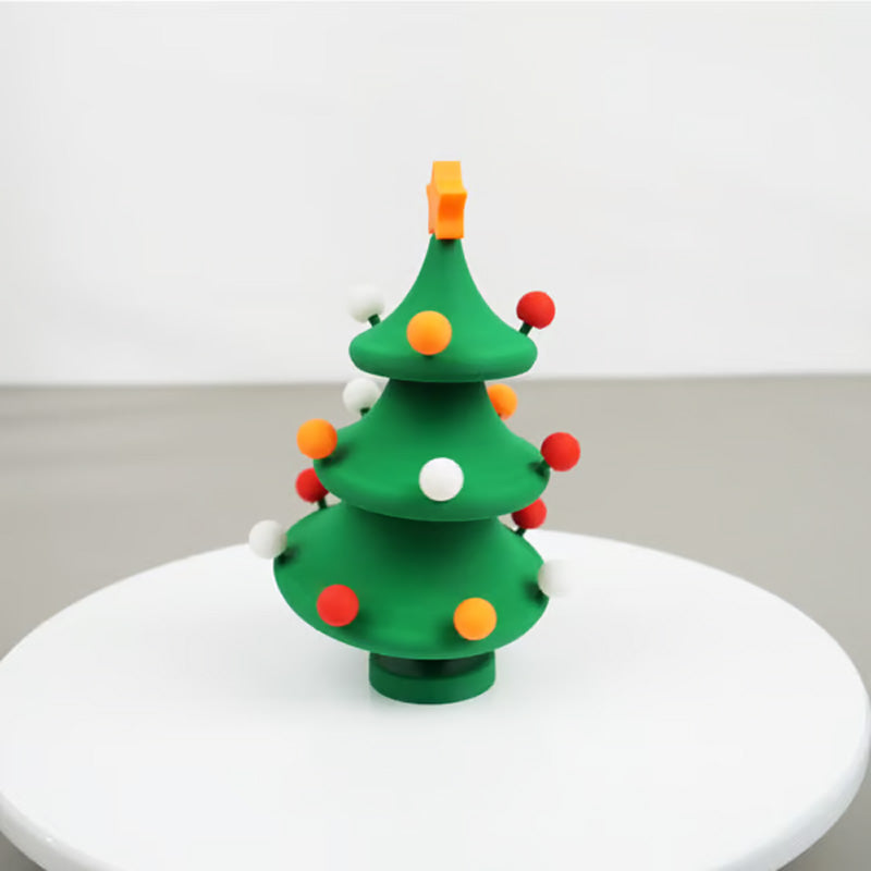 3D Printed Dancing Christmas Tree Decompression Toy