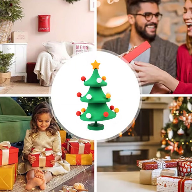 3D Printed Dancing Christmas Tree Decompression Toy