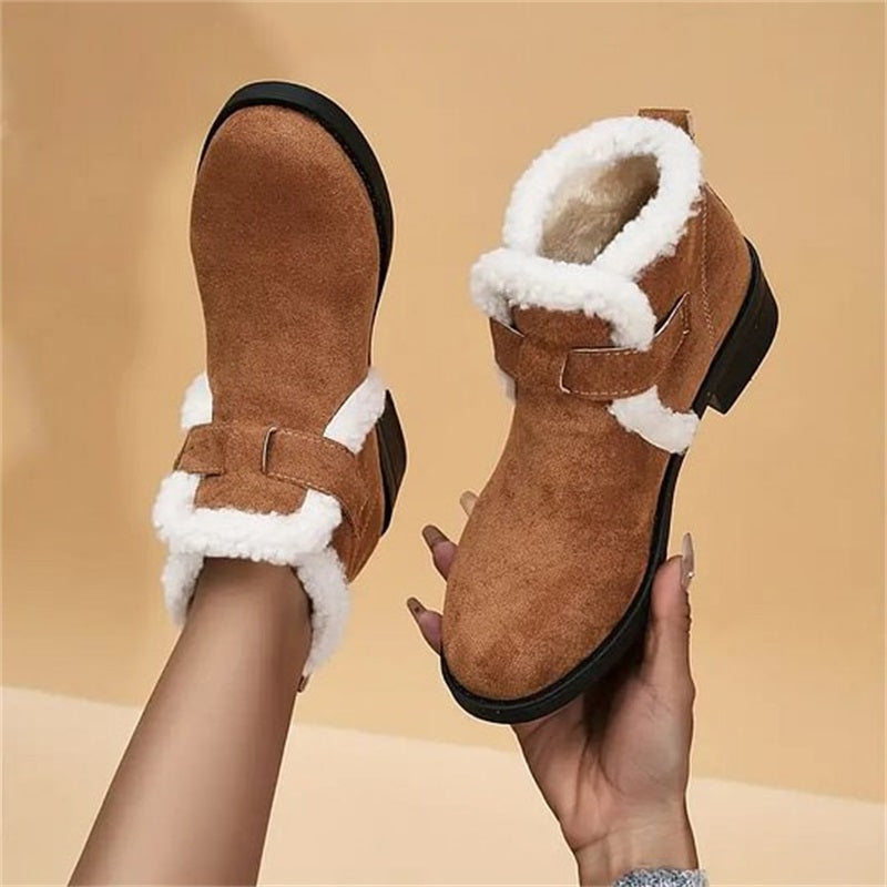 Women's Winter Warm Chunky Ankle Boots