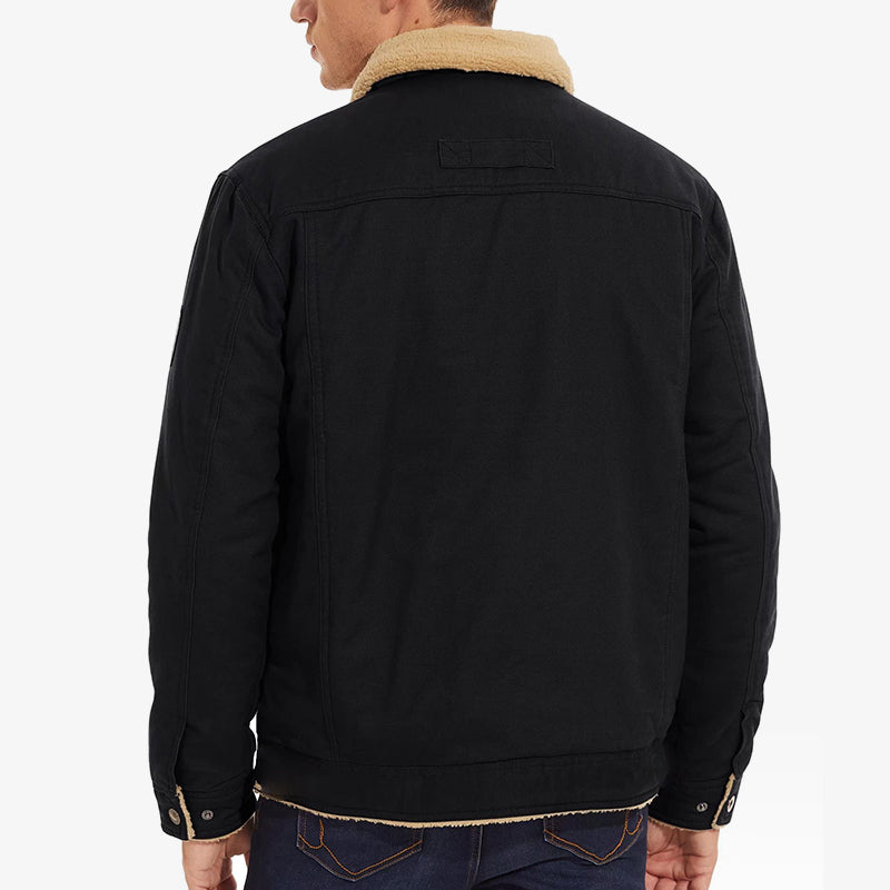 🎁Christmas Sale 49% OFF⏳Men's Retro Western Winter Fleece Jacket