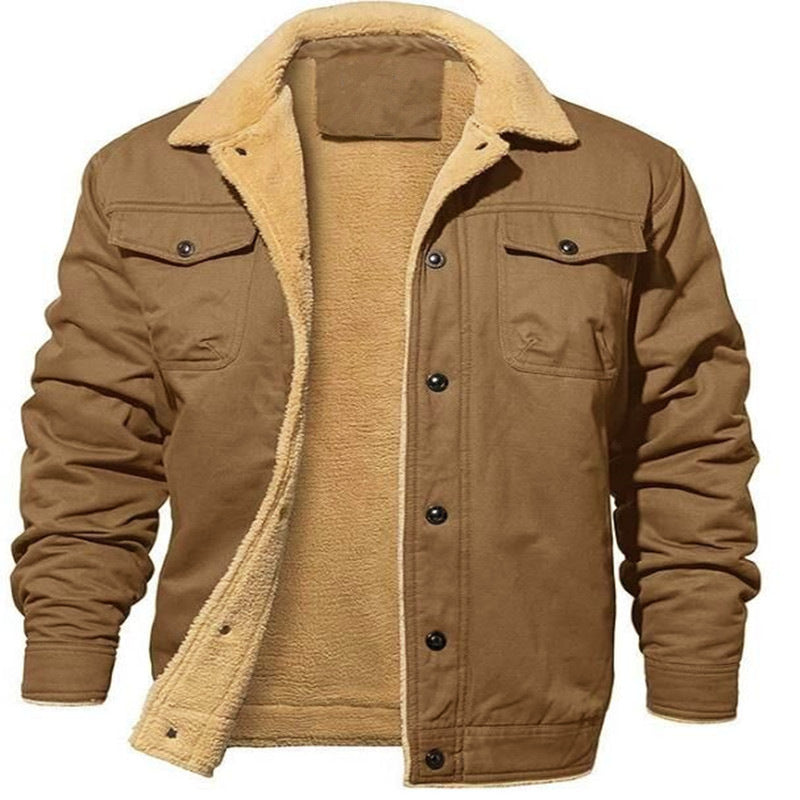 🎁Christmas Sale 49% OFF⏳Men's Retro Western Winter Fleece Jacket