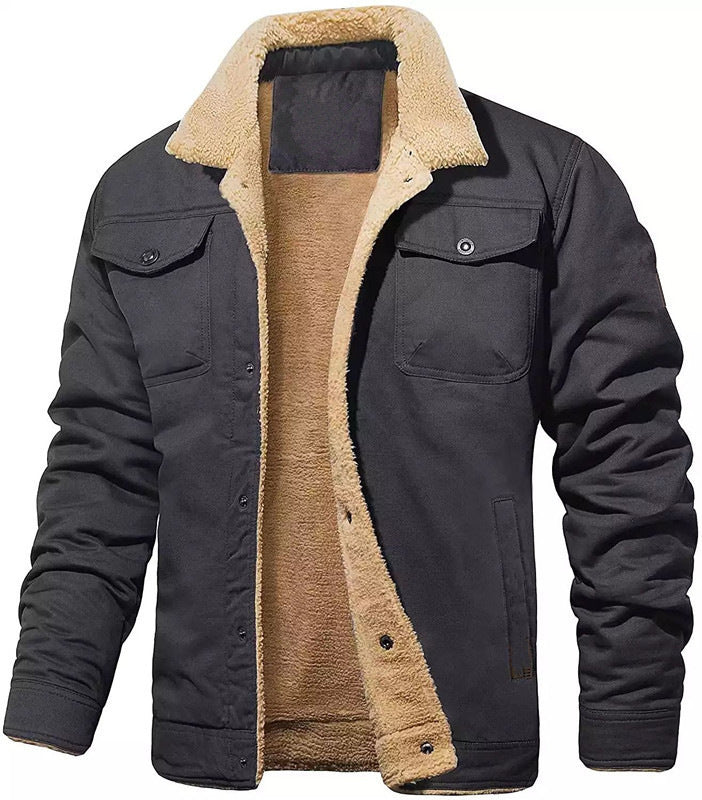 🎁Christmas Sale 49% OFF⏳Men's Retro Western Winter Fleece Jacket