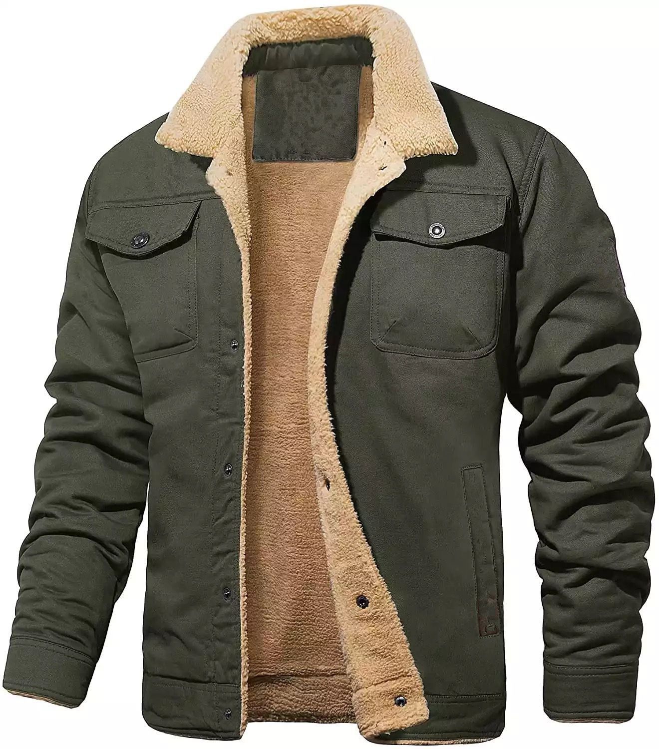 🎁Christmas Sale 49% OFF⏳Men's Retro Western Winter Fleece Jacket