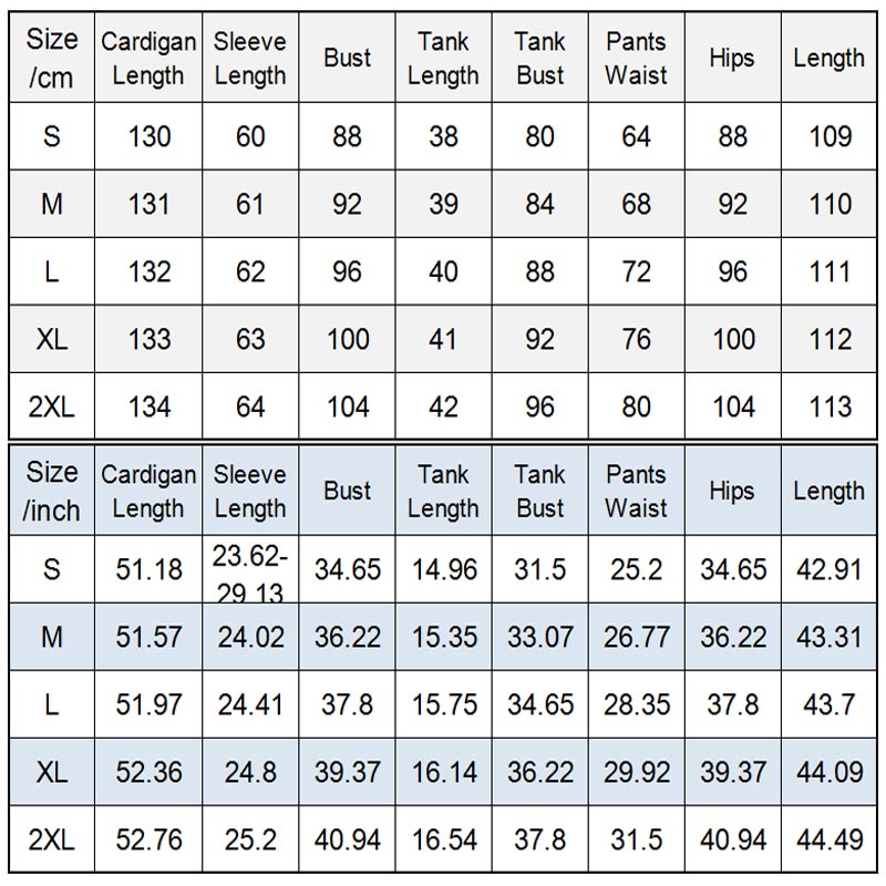 Women’s Stretch Knitted Tank Top High-waist Leggings and Long Cardigan 3-piece Set