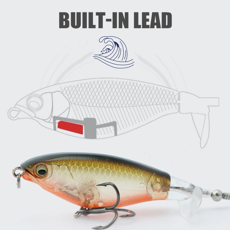 🎣🎉Last Sale 50% OFF🐠6.5g/12g propeller surface lure bionic fish hook🎣