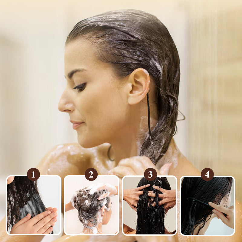 🎅Christmas Pre-Sale-50%OFF🎁Moisturizing Hair Dye Shampoo for Gray Hair