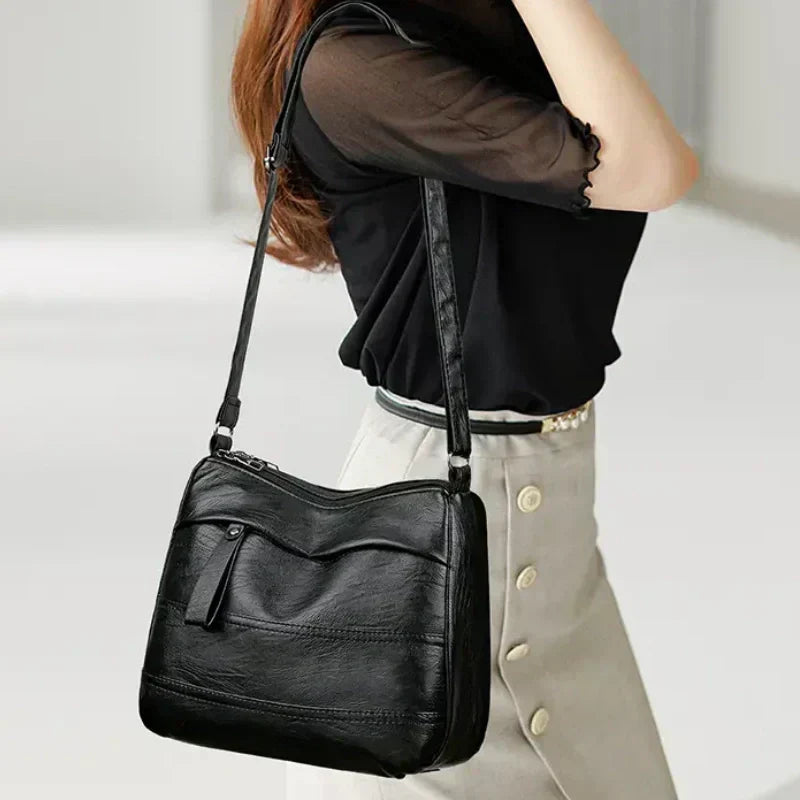 🎉New Hot Sales - 58% OFF🔥Retro Large-Capacity Multilayer Shoulder Bag