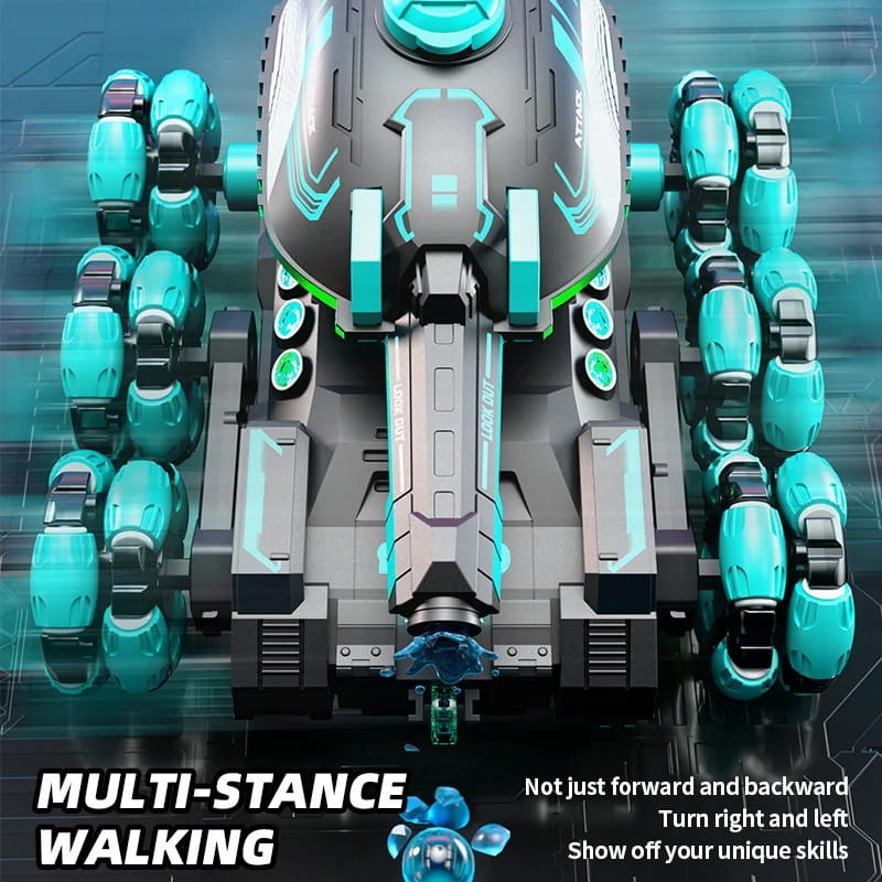 💥Remote Control Six-Wheel Tank - Transformable for Battle🏎️