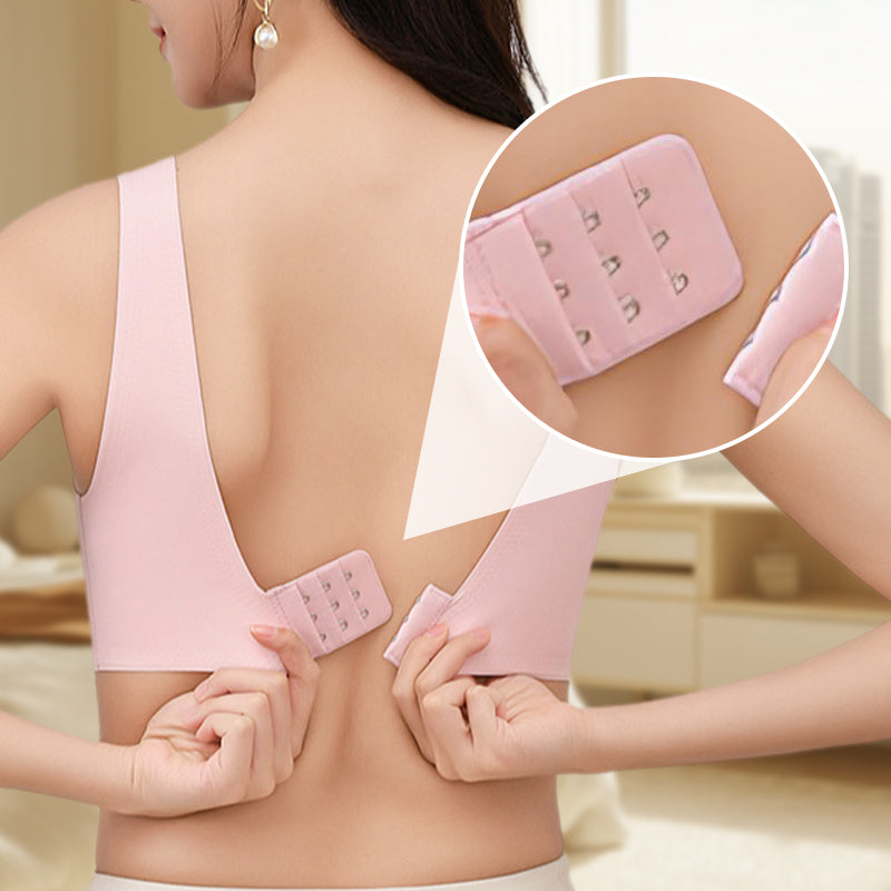 Wire-Free Seamless Bra with Detachable Pads