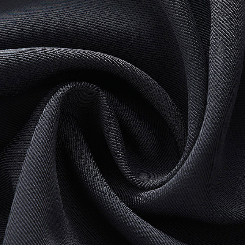 Women's Elegant Pleated Contrast Color Dress