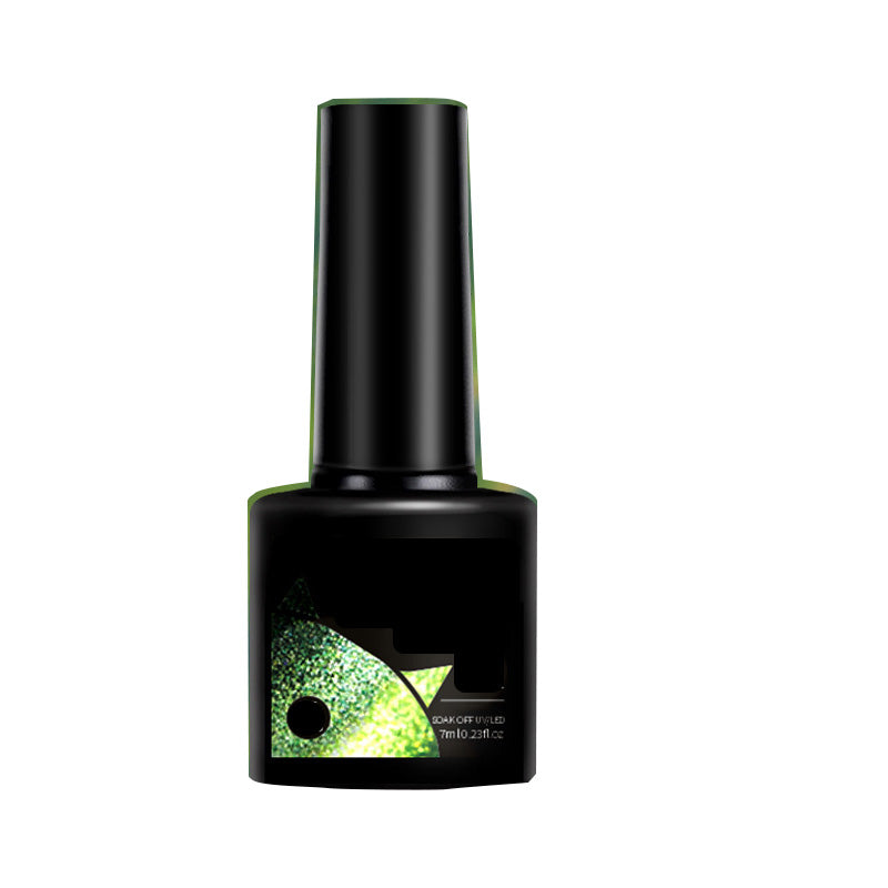 💖Glitter Rainbow Cat Eye Gel Nail Polish