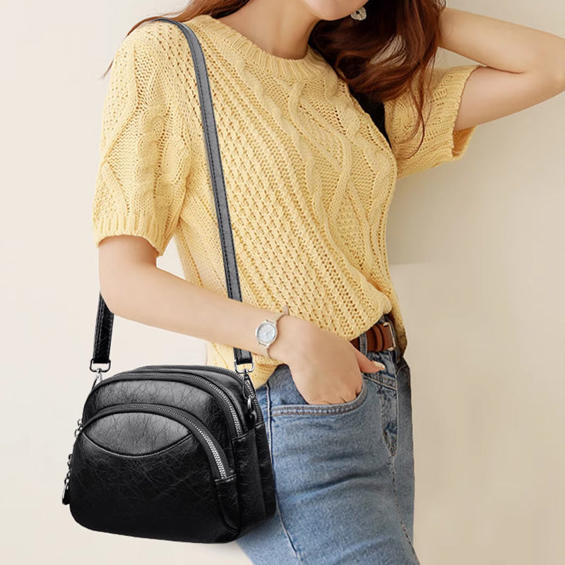 Women's Stylish Single-Shoulder Crossbody Round Bag