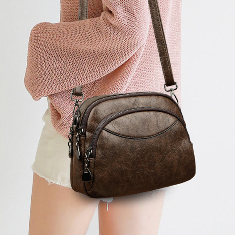 Women's Stylish Single-Shoulder Crossbody Round Bag