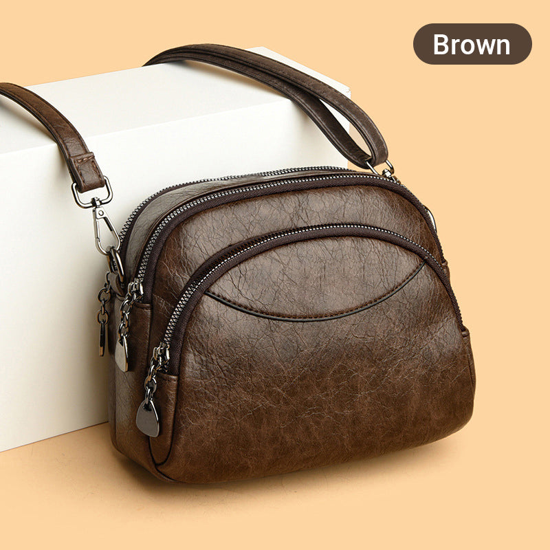 Women's Stylish Single-Shoulder Crossbody Round Bag