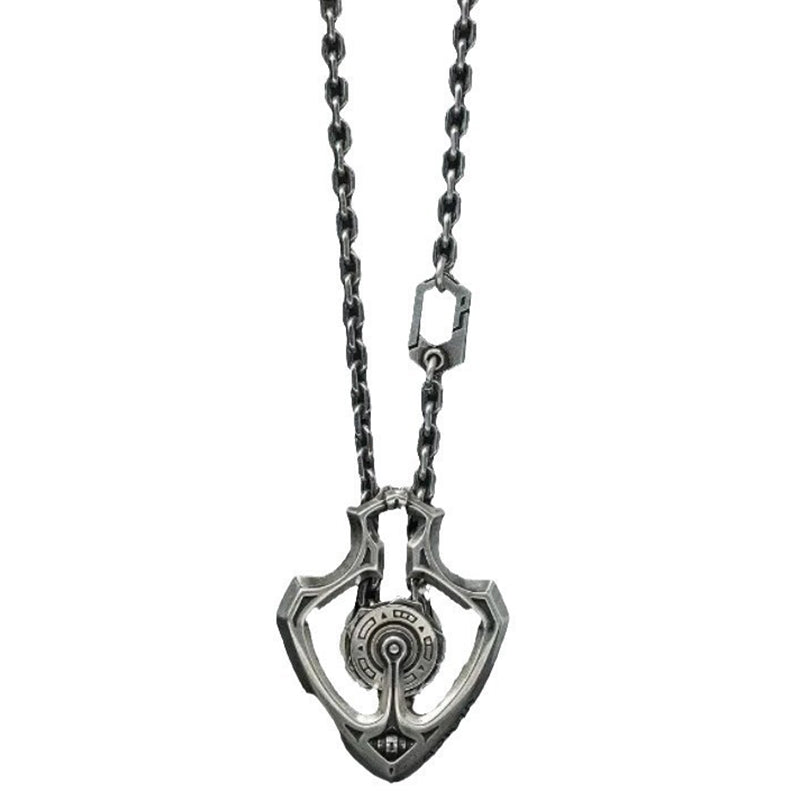 Mechanical Rotating Gear Retro Punk Necklace