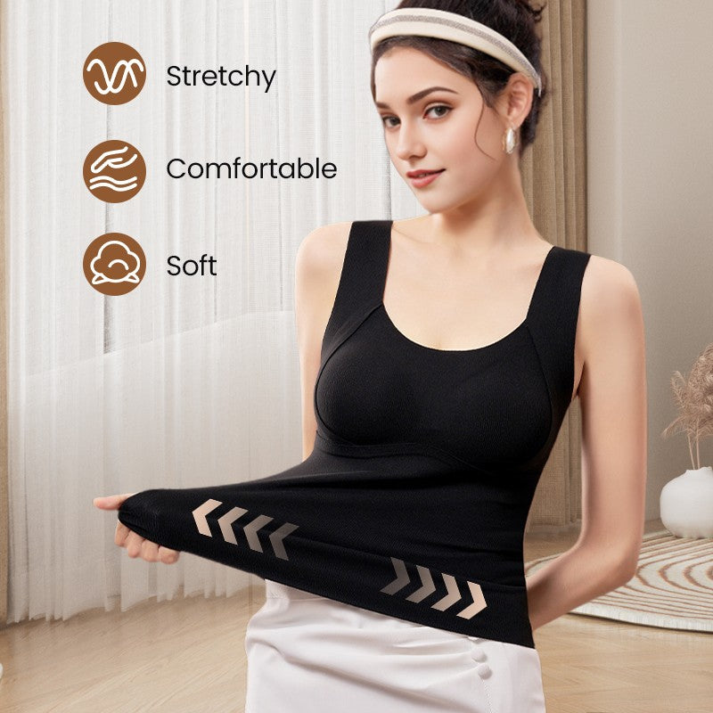 💖Christmas Sale -49% OFF🎅Thickened Warm Tank Top with Shelf Bra