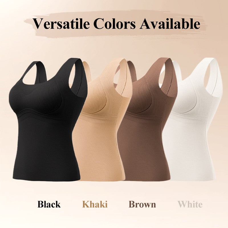 💖Christmas Sale -49% OFF🎅Thickened Warm Tank Top with Shelf Bra
