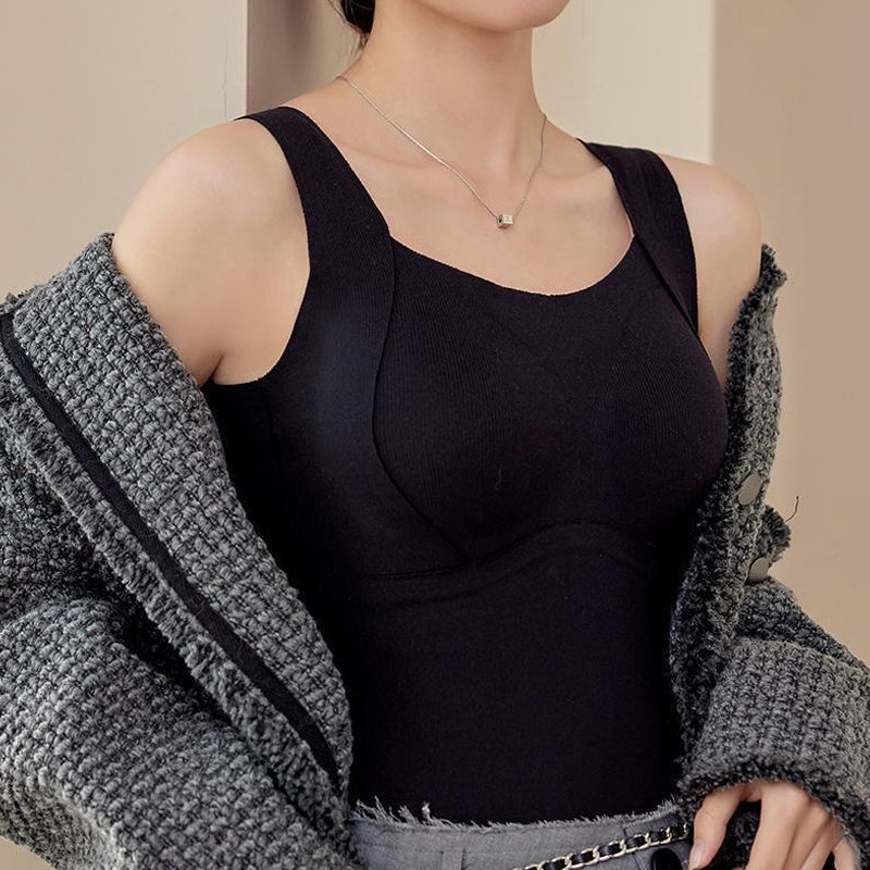 💖Christmas Sale -49% OFF🎅Thickened Warm Tank Top with Shelf Bra