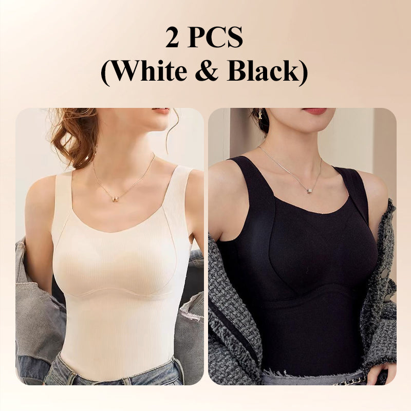 💖Christmas Sale -49% OFF🎅Thickened Warm Tank Top with Shelf Bra