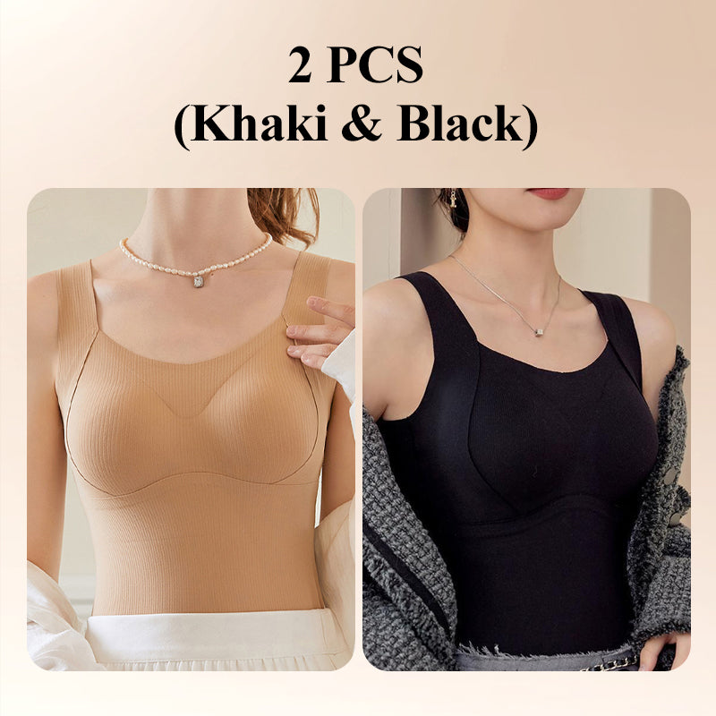 💖Christmas Sale -49% OFF🎅Thickened Warm Tank Top with Shelf Bra