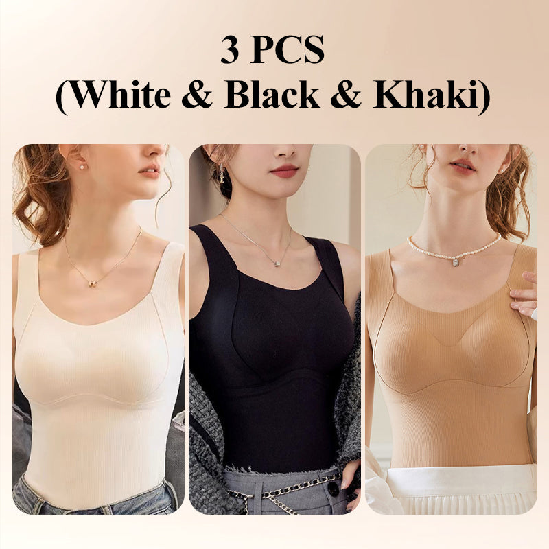 💖Christmas Sale -49% OFF🎅Thickened Warm Tank Top with Shelf Bra