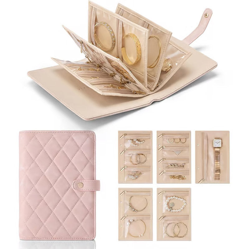 🔥New Hot Selling❤️🔥Elegant Portable Checkered Jewelry Storage Bag